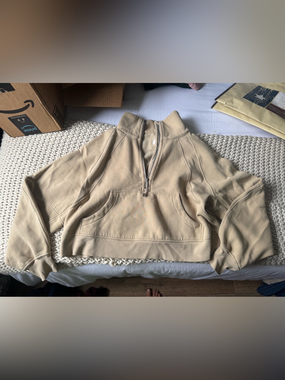 Lululemon Scuba Oversized Funnel Neck half zip